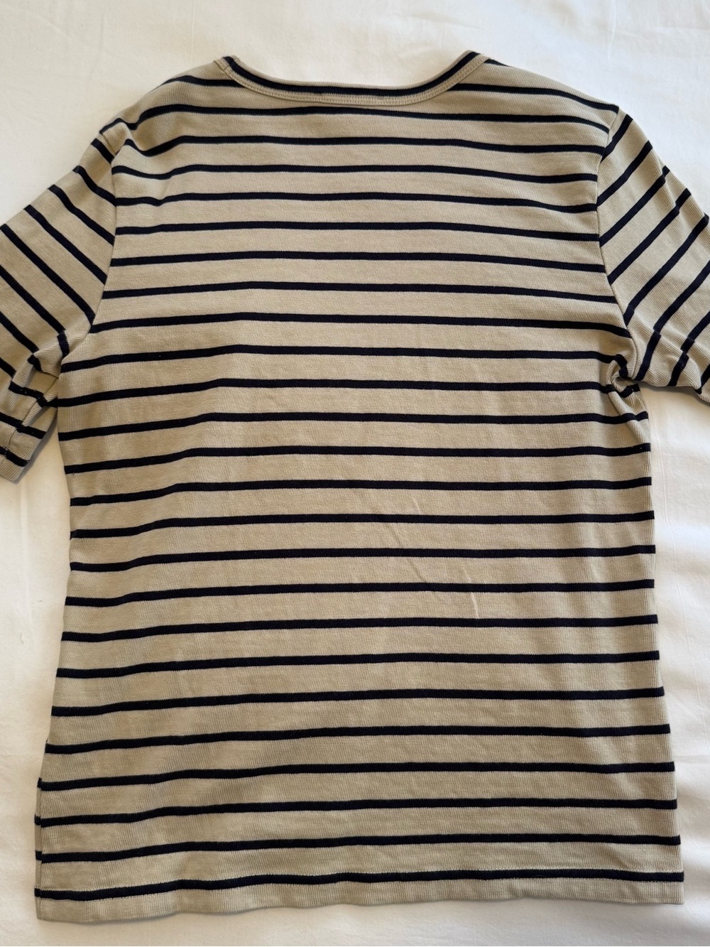 AYR The Matinee Tee Sandstone Stripe, L - Picture 2 of 9